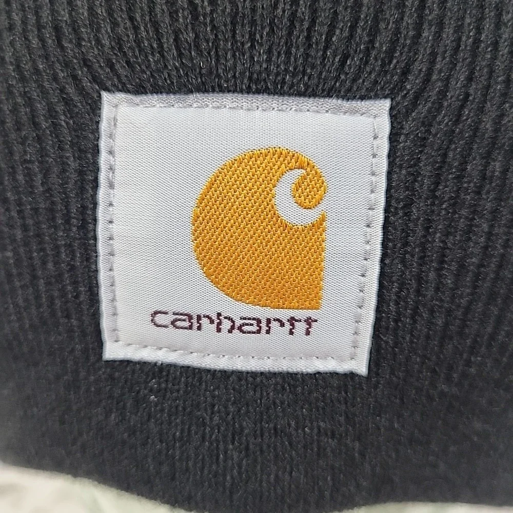 Carhartt A18 Beanie Hat‎ Unisex One Size Black Stretch Workwear Cap